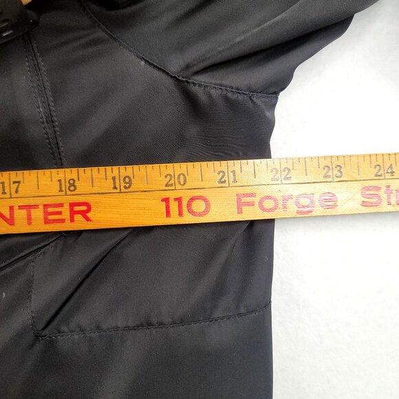 Lauren Ralph Lauren Womans Black Field Utility Jacket XL *callout - No Belt* - Picture 9 of 10